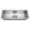 Ruvati 23"x8" Bar Prep Sink Narrow Trough Undermount 16 Gauge SS Single Bowl RVH7120 - alternate 5
